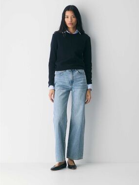 Aritzia Denim Forum The Farrah Hi-Rise Wide Jean size 25